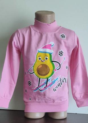 Гольф з начосом для дівчинки авокадо 110,116,122,