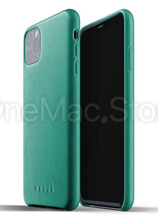 Чехол mujjo full leather alpine green для iphone 11 pro max (mujjo-cl-003-gr)