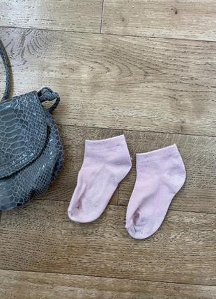 Розовые носочки на девочку 2-3 года2 фото