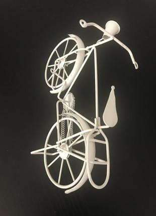 Велосипед металевий декор3 фото