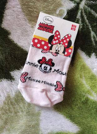 Шкарпетки для діток мінні маус дісней