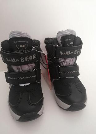 Теплі черевики зимові термо чобітки чобітки 20 21 розмір 13 13,5 см устілка4 фото