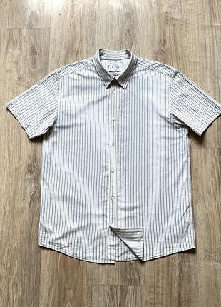 Бавовняна сорочка чоловіча з коротким рукавом левайс levis иаръ