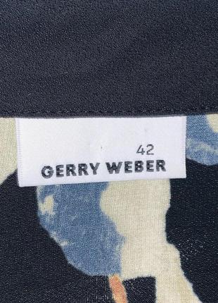 Вискозная блуза с перламутровыми пуговицами gerry weber5 фото