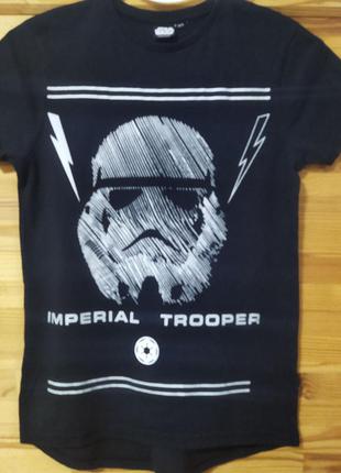 Черная футболка star wars imperial trooper от primark на 10 - 11 лет