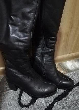 Сапоги из натуральной кожи