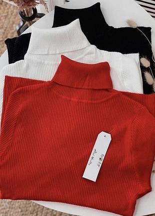 Гольф водолазка рубчик светр светер кофта джемпер пуловер2 фото