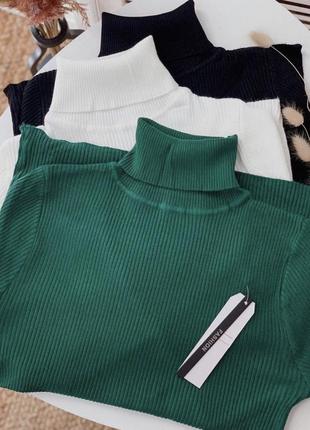 Гольф водолазка рубчик светр светер кофта джемпер пуловер3 фото