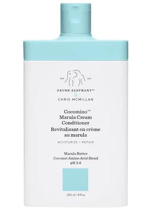 Кондиционер для волос drunk elephant cocomino marula cream conditioner, 240 мл