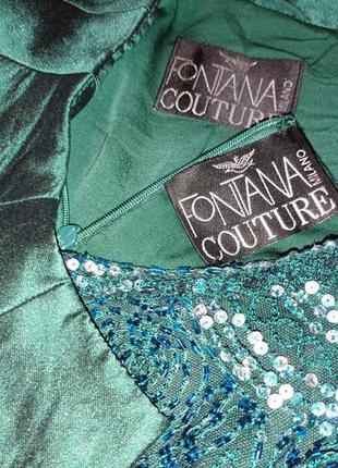 Fontana couture костюм плаття і жакет шовк вінтаж ❤️ батал, великий розмір9 фото