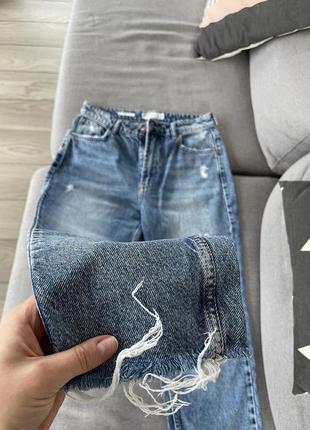 Женские прямые джинсы bershka3 фото