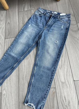 Женские прямые джинсы bershka1 фото