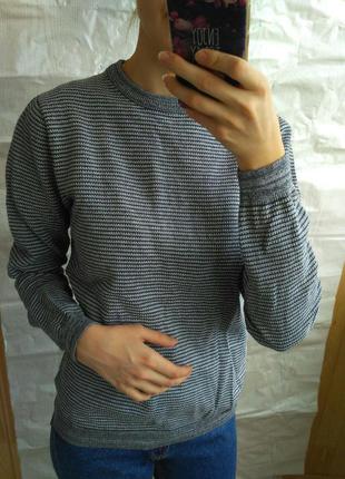 Красивий,стильний бренд фірм світшот теплий светр, кофта толстовка м'який дрібний принт2 фото