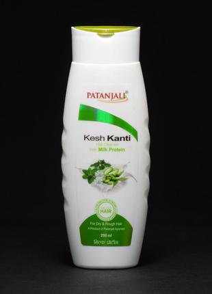 Индийский шампунь patanjali kesh kanti milk protein (милк протеин патанжали)