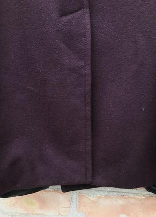 Мужское двубортное шерстяное пальто zara man9 фото
