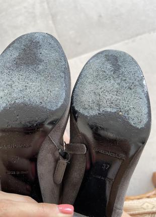 Замшевые ботинки balenciaga2 фото