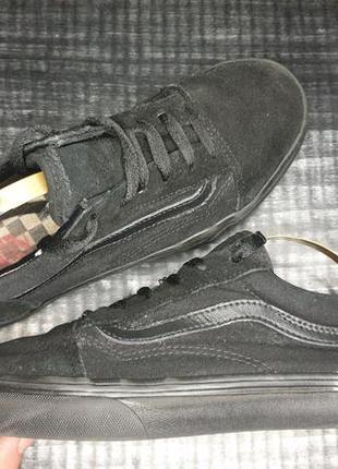 Кроссовки vans old skool triple black1 фото