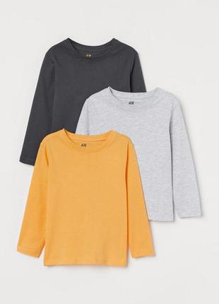 Реглан для хлопчика набір 3 шт h&m 211101