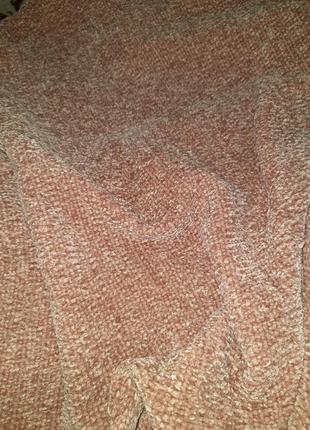 Велюровий укорочений светр плюшевий з рукавом "летюча миша"4 фото