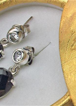 Серьги серебро 925 проба 6,27 грамма