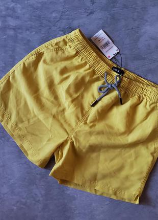 Шорти шорты мужские купальные плавки для купания жёлтые