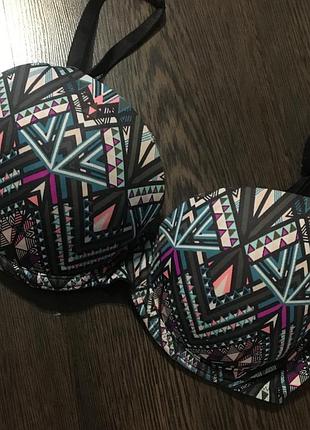 Бюстгальтер , лифчик pink victoria’s secret геометрия