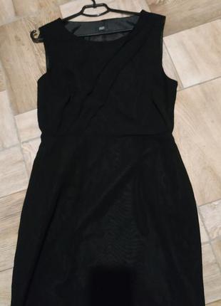 Чёрное летнее платье