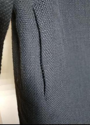 Курточка піджак фірмова чорна сіра h&m куртка манто пальто жіноче6 фото