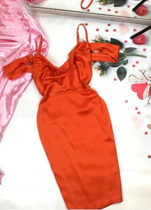 Платье мини нарядное вечернее двухбортная ткань сатин