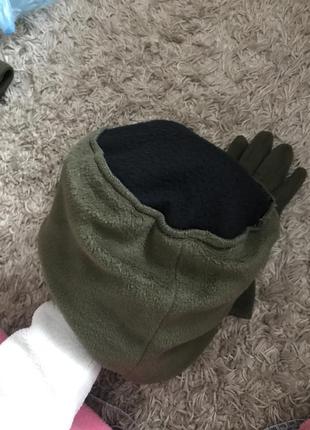 Gap комплект шапка рукавиці шарф7 фото