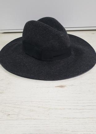 Стилтная вовняна капелюх федора marks and spencer2 фото