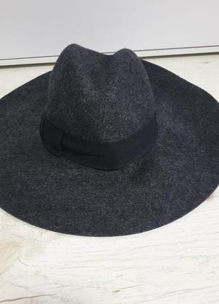 Стилтная шерстяная шляпа федора marks and spencer3 фото