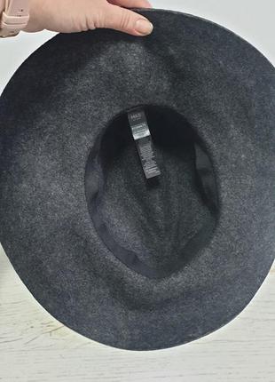 Стилтная шерстяная шляпа федора marks and spencer5 фото