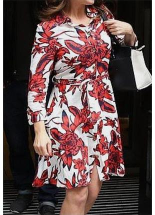 Красиве натуральне плаття на гудзиках nutmeg