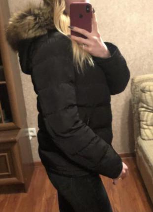 Дутая короткая куртка демисезон зима дутик tnf не zara2 фото