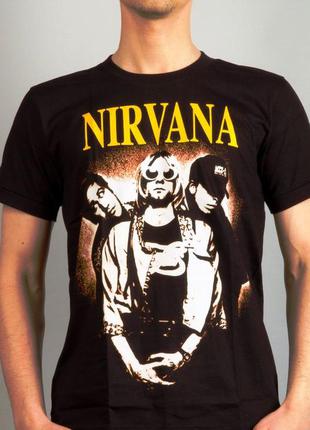Футболка з принтом "nirvana (група)" push it