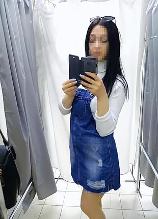 Джинсовый сарафан
