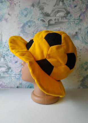 Доросла футбольна шапка,шапка вболівальника,шапка м'яч1 фото