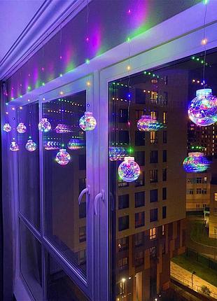 Гірлянда-бахрома кульок з наповненням