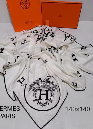 Платок шелковый в стиле hermes,  ручной край 💎