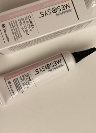 Защитный тонирующий крем mesosys cellthera protective tinted cream с защитой spf 30