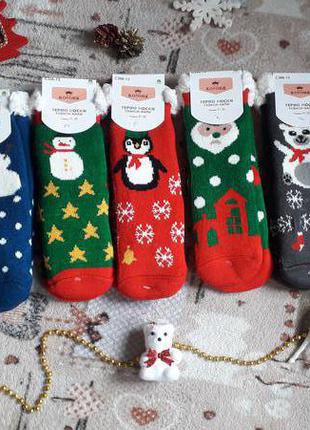 Тремо шкарпетки новорічні 27-30 розміри.1 фото