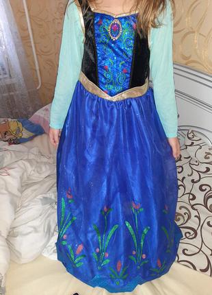 Платье анна холодное сердце 7-8 лет.2 фото