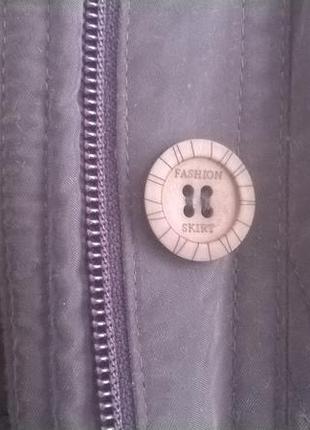 Куртка димчасто-бузкова / віскоза - 51%, р. 20 - 7ххl ❄️8 фото