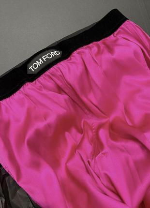 Шовк малинові шорти шовкові атласні шовкові рожеві шорти tom ford