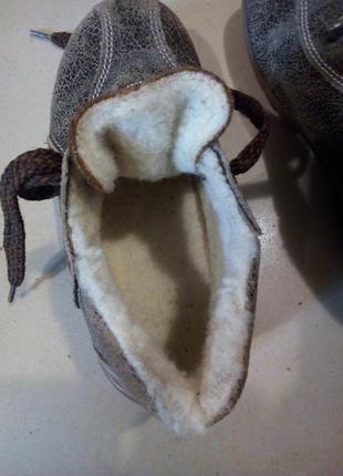 Зимові черевички naturino(італія) на шнурівках.4 фото