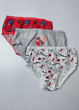 Комплект дитячих трусиків 3 шт леді баг