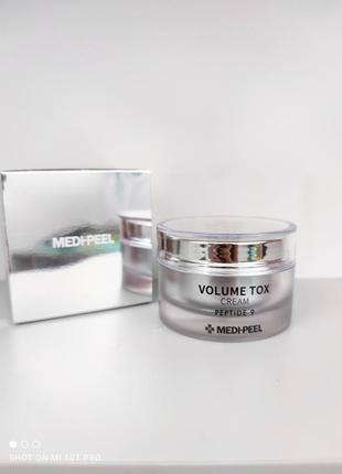 Омолаживающий крем с пептидами volume tom cream peptide 9 medi-peel 💫 корейская косметика , от старения ,от морщин , для овала , для упругости2 фото