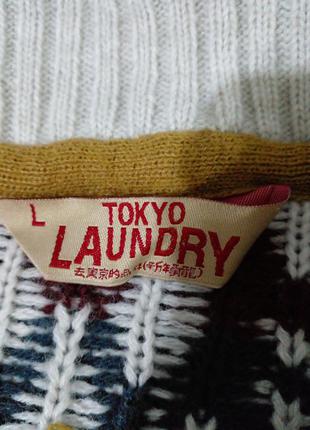 Гарний теплий светр шерсть у складі tokyo laundry6 фото