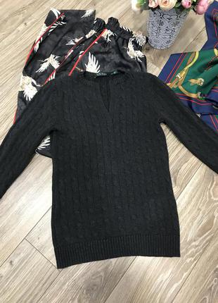 Свитер в косы ralph lauren